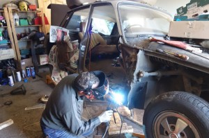 welding  Rover P6